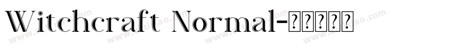 Witchcraft Normal字体转换